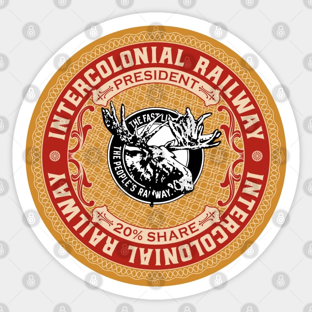 Intercolonial Railway (18XX Style) Sticker by Railroad 18XX Designs